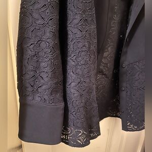 Veronica Beard Black Lace Blazer